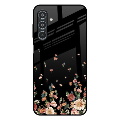 Floating Floral Print Glossy Case for Samsung Galaxy M35 5G