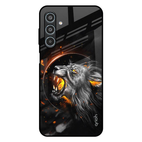 Aggressive Lion Glossy Case for Samsung Galaxy M35 5G