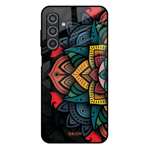 Retro Gorgeous Flower Glossy Case for Samsung Galaxy M35 5G