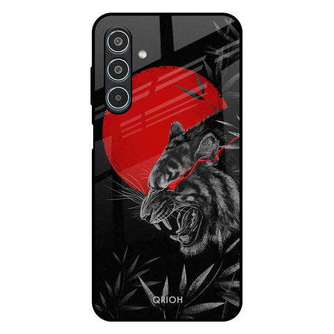 Red Moon Tiger Glossy Case for Samsung Galaxy M35 5G