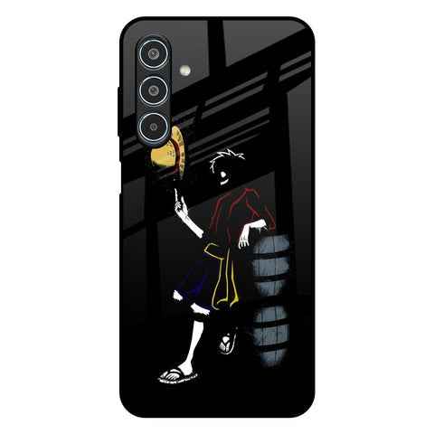 Luffy Line Art Glossy Case for Samsung Galaxy M35 5G