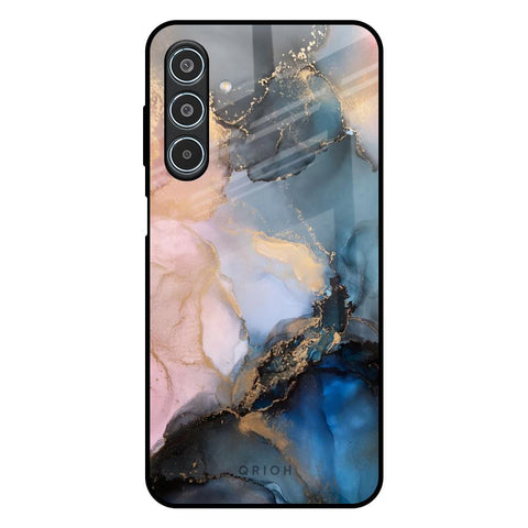 Marble Ink Abstract Glossy Case for Samsung Galaxy M35 5G
