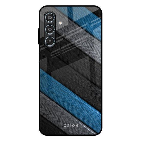 Multicolor Wooden Effect Glossy Case for Samsung Galaxy M35 5G
