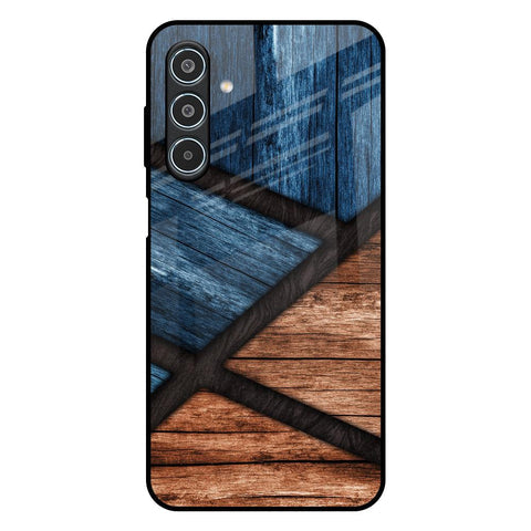 Wooden Tiles Glossy Case for Samsung Galaxy M35 5G