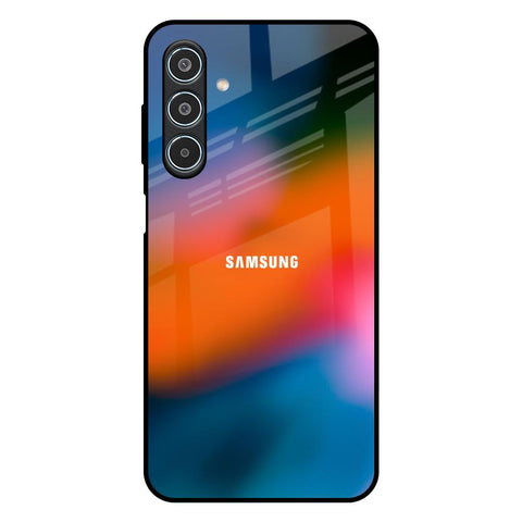 Fiery Orange Glossy Case for Samsung Galaxy M35 5G