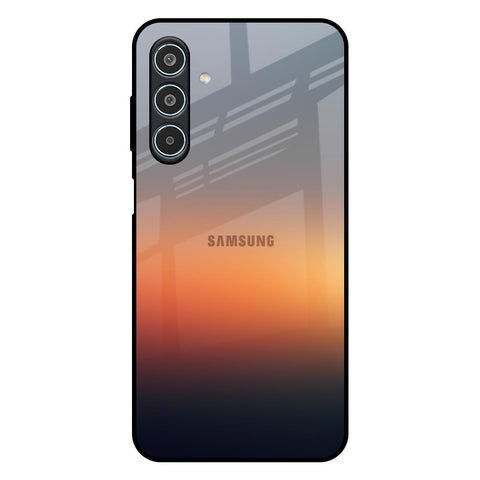 Aesthetic Orange Glossy Case for Samsung Galaxy M35 5G