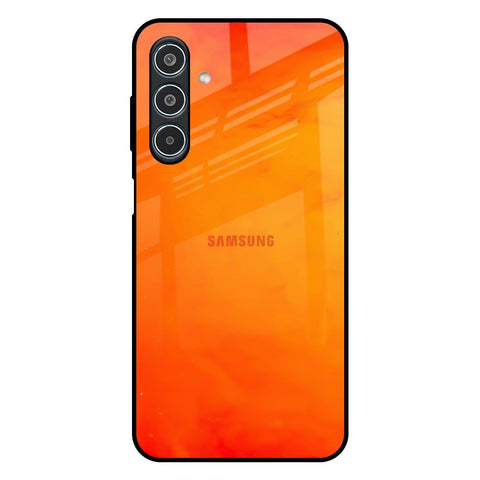Tangy Orange Glossy Case for Samsung Galaxy M35 5G