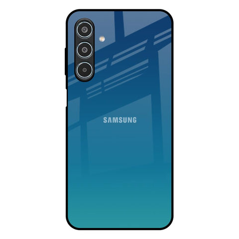 Celestial Blue Glossy Case For Samsung Galaxy M35 5G