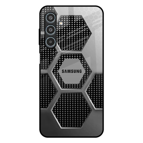 Hexagon Style Glossy Case For Samsung Galaxy M35 5G