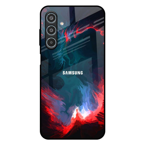 Brush Art Glossy Case For Samsung Galaxy M35 5G