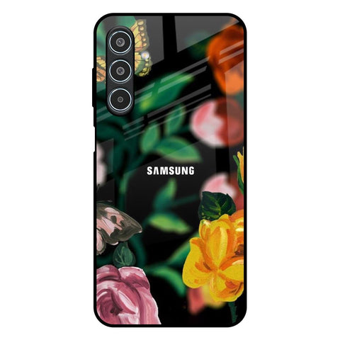 Flowers & Butterfly Glossy Case for Samsung Galaxy M35 5G
