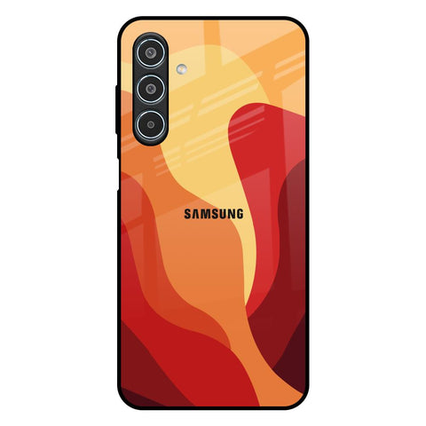 Magma Color Pattern Glossy Case for Samsung Galaxy M35 5G