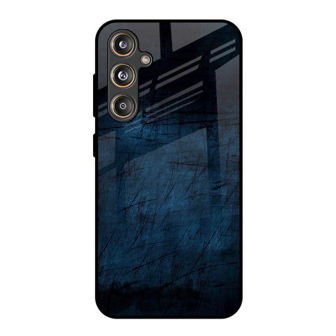 Dark Blue Grunge Glossy Case for Samsung Galaxy F55 5G