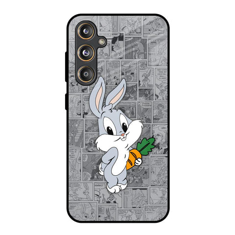 Cute Baby Bunny Glossy Case for Samsung Galaxy F55 5G