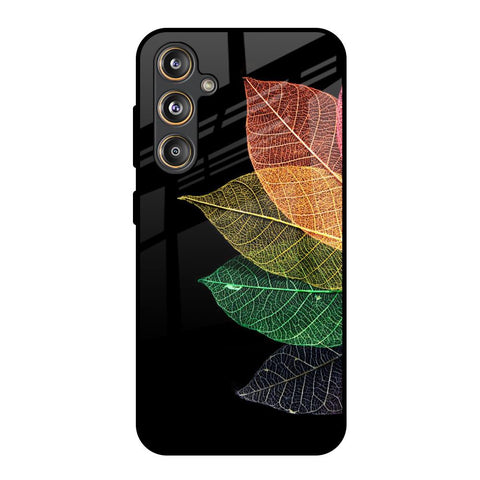 Colorful Leaves Glossy Case for Samsung Galaxy F55 5G