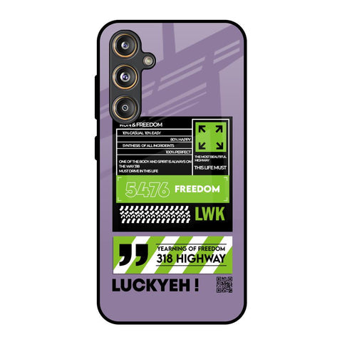 Run & Freedom Glossy Case for Samsung Galaxy F55 5G