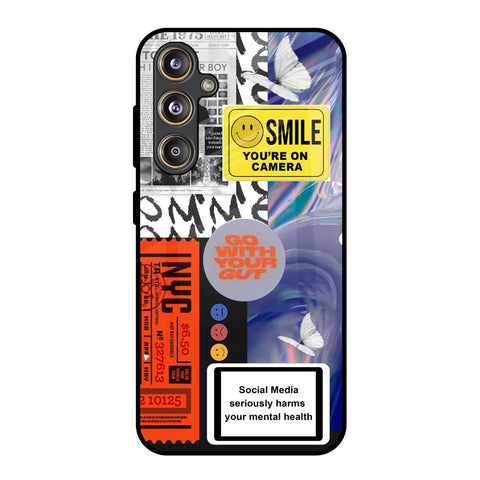 Smile for Camera Glossy Case for Samsung Galaxy F55 5G