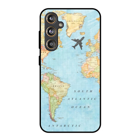 Travel Map Glossy Case for Samsung Galaxy F55 5G