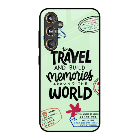 Travel Stamps Glossy Case for Samsung Galaxy F55 5G