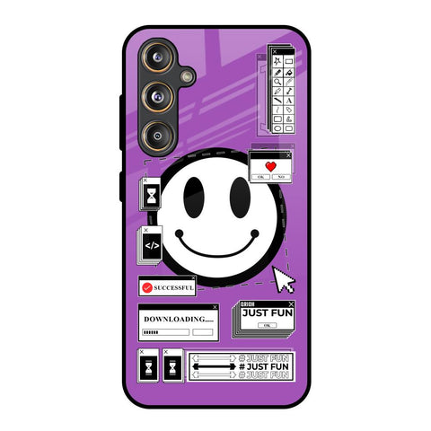 Code with Smile Glossy Case for Samsung Galaxy F55 5G