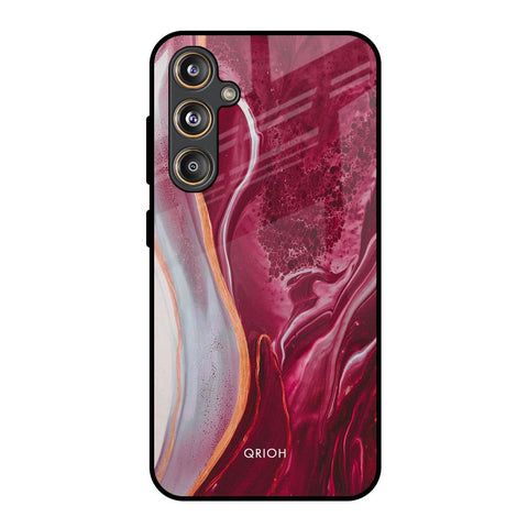 Crimson Ruby Glossy Case for Samsung Galaxy F55 5G