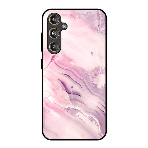 Diamond Pink Gradient Glossy Case For Samsung Galaxy F55 5G