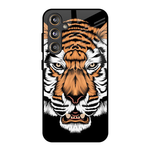 Angry Tiger Glossy Case For Samsung Galaxy F55 5G
