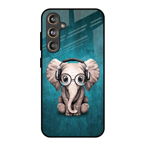 Adorable Baby Elephant Glossy Case For Samsung Galaxy F55 5G