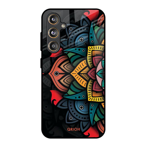 Retro Gorgeous Flower Glossy Case for Samsung Galaxy F55 5G