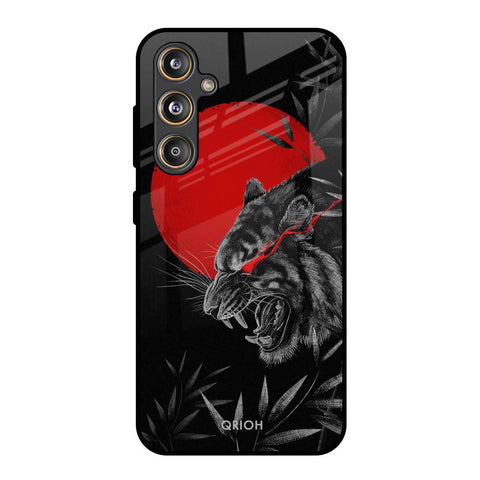 Red Moon Tiger Glossy Case for Samsung Galaxy F55 5G