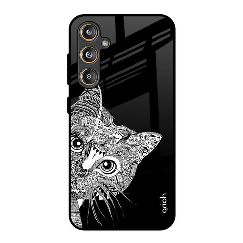 Kitten Mandala Glossy Case for Samsung Galaxy F55 5G