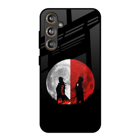 Anime Red Moon Glossy Case for Samsung Galaxy F55 5G