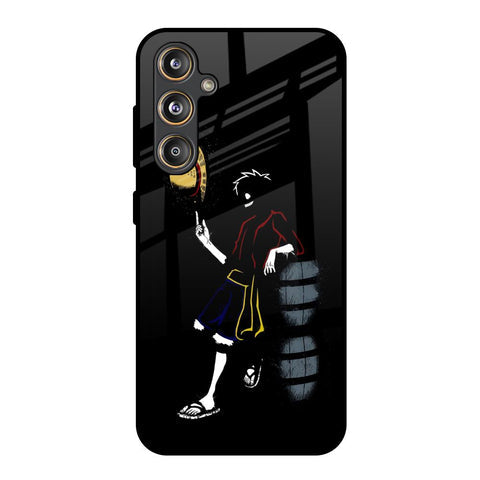 Luffy Line Art Glossy Case for Samsung Galaxy F55 5G