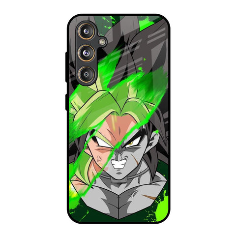 Anime Green Splash Glossy Case for Samsung Galaxy F55 5G