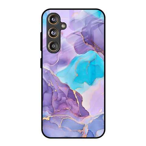 Alcohol ink Marble Glossy Case for Samsung Galaxy F55 5G