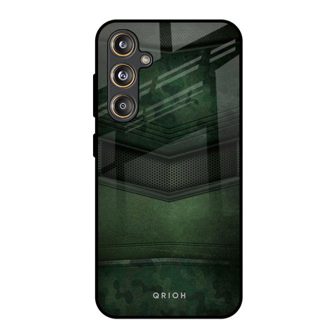 Green Leather Glossy Case for Samsung Galaxy F55 5G