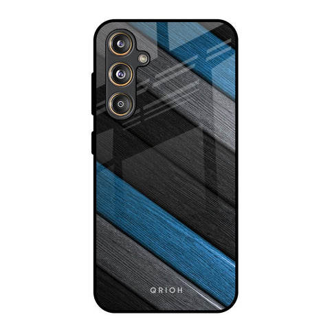 Multicolor Wooden Effect Glossy Case for Samsung Galaxy F55 5G