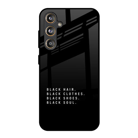 Black Soul Glossy Case for Samsung Galaxy F55 5G