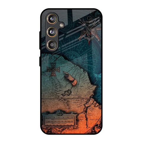 Geographical Map Glossy Case for Samsung Galaxy F55 5G