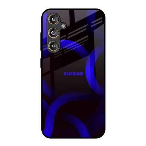 Blue Ring Light Glossy Case for Samsung Galaxy F55 5G
