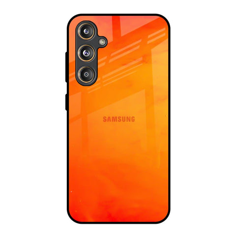 Tangy Orange Glossy Case for Samsung Galaxy F55 5G