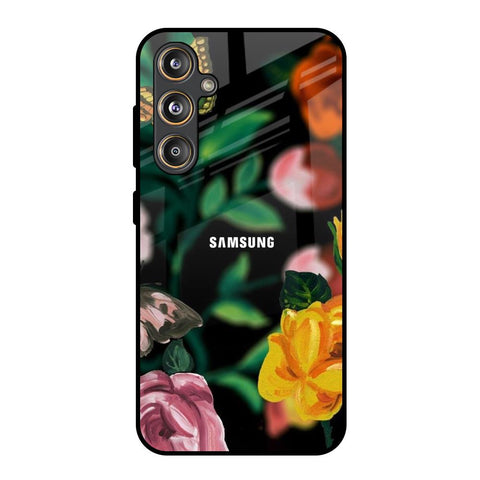 Flowers & Butterfly Glossy Case for Samsung Galaxy F55 5G