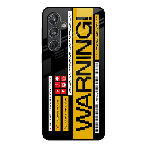 Aircraft Warning Glossy Case for Samsung Galaxy M55 5G