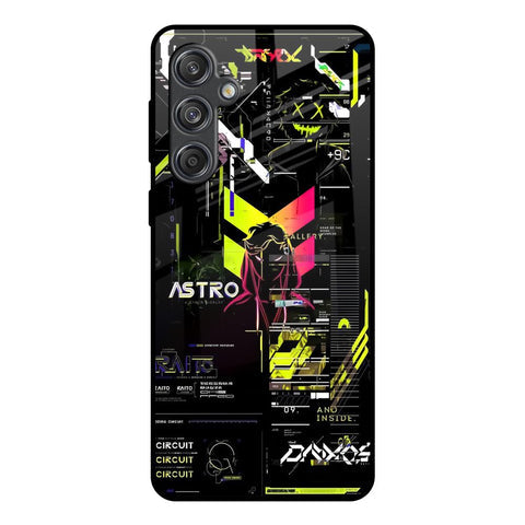 Astro Glitch Glossy Case for Samsung Galaxy M55 5G