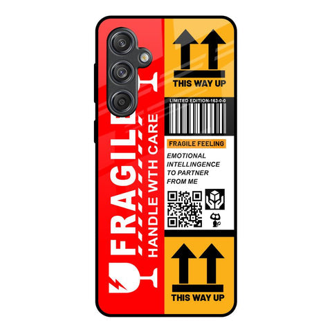 Handle With Care Glossy Case for Samsung Galaxy M55 5G