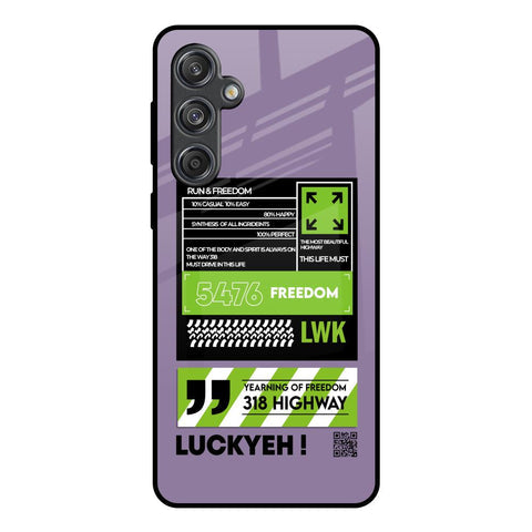 Run & Freedom Glossy Case for Samsung Galaxy M55 5G