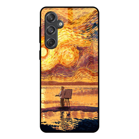 Sunset Vincent Glossy Case for Samsung Galaxy M55 5G