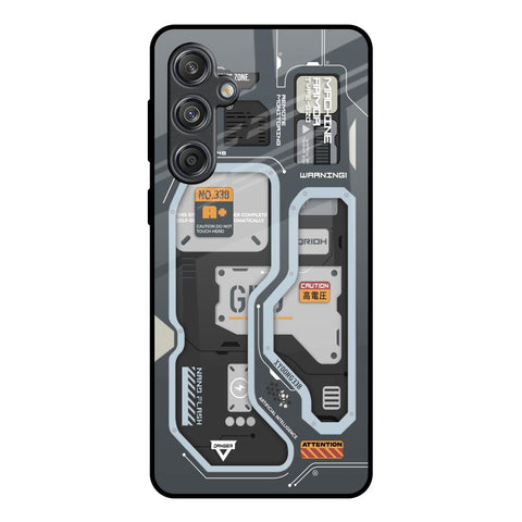 Retro Futuristic Glossy Case for Samsung Galaxy M55 5G