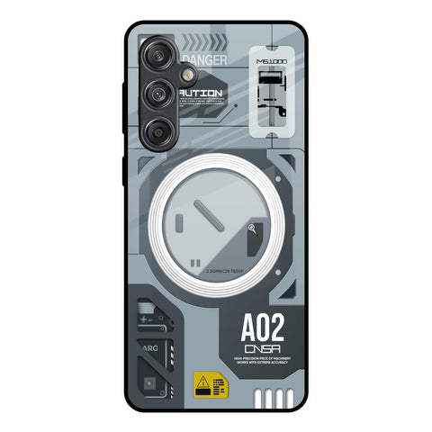 Modern Technology Glossy Case for Samsung Galaxy M55 5G