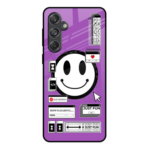 Code with Smile Glossy Case for Samsung Galaxy M55 5G